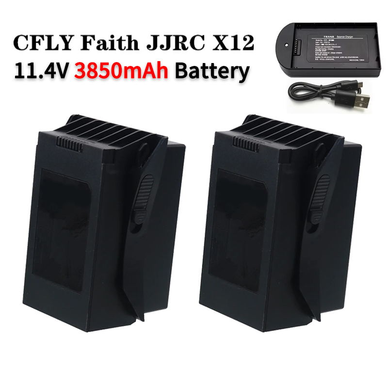 Original JJRC X12 11.4V 3850mA - đánh giá và giá Jjrc Drone X12