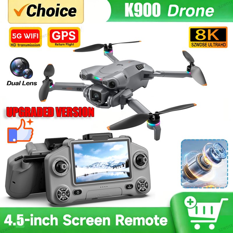 New K900 MAX GPS Drone with 4K - đánh giá và giá Drone Kit With Camera