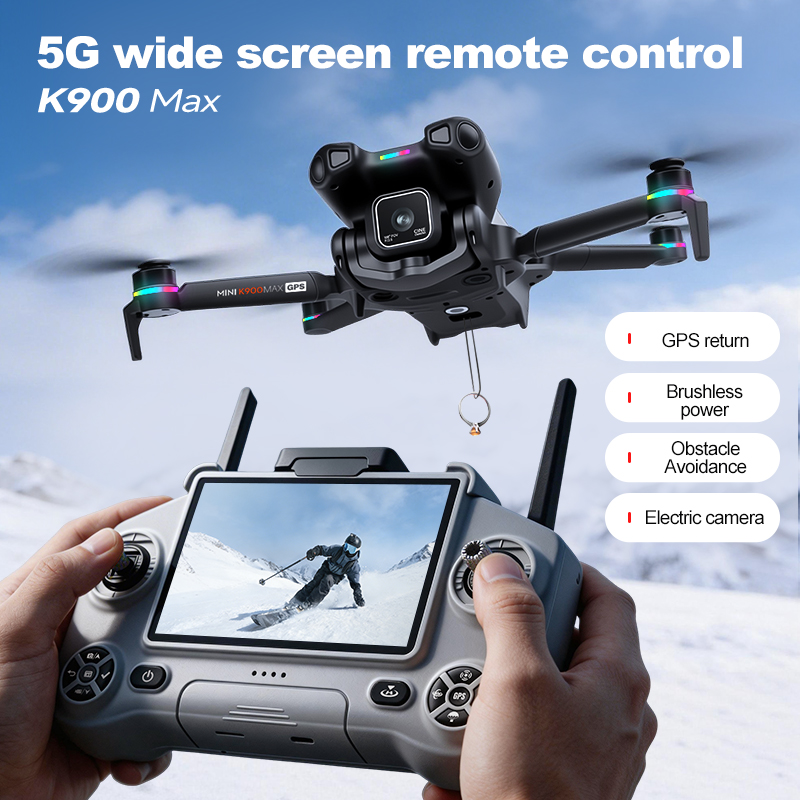 New K900 MAX GPS Drone with 4K - đánh giá và giá Drone Kit With Camera