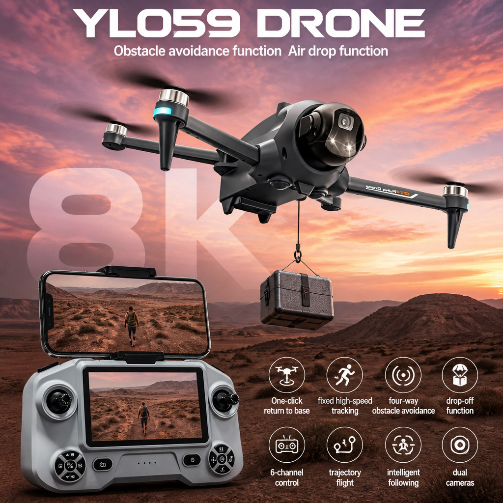NEW YL059 Drone GPS Auto Retur - đánh giá và giá Drone Kit With Camera